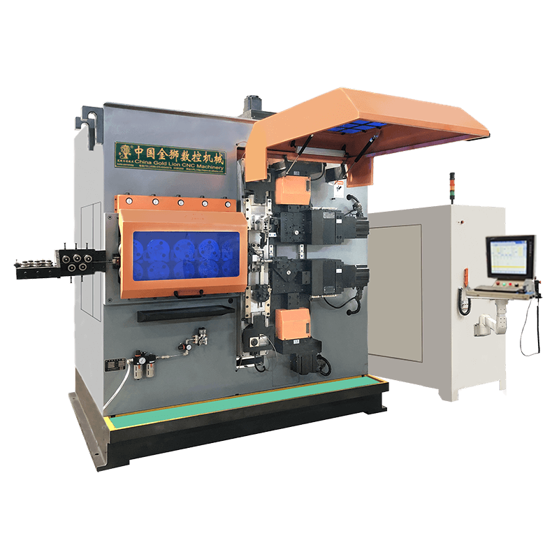 Máquina para fabricar resortes CNC de 9 ejes CK990